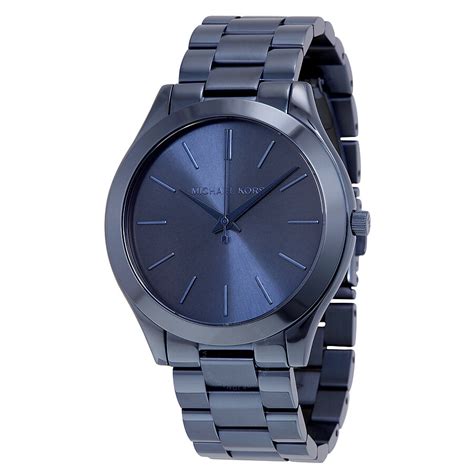 michael kors mk3419|Slim Runway Blue Watch .